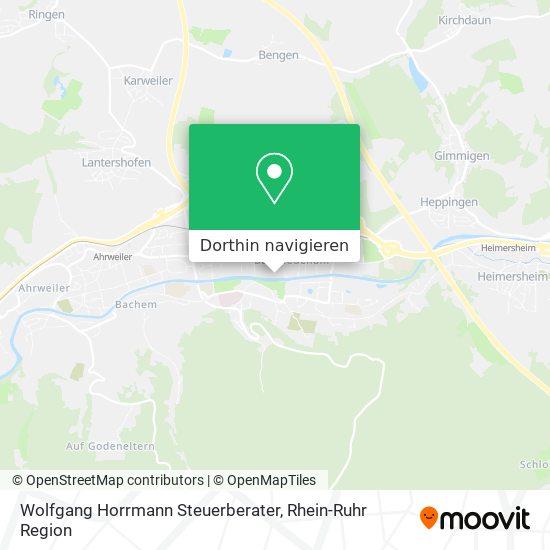 Wolfgang Horrmann Steuerberater Karte