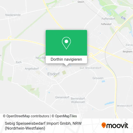 Sebig Speiseeisbedarf Import Gmbh Karte