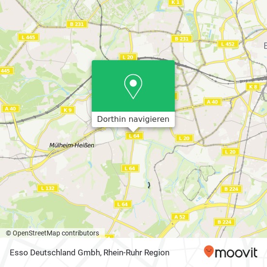 Esso Deutschland Gmbh Karte