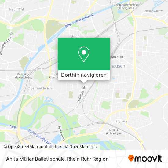 Anita Müller Ballettschule Karte