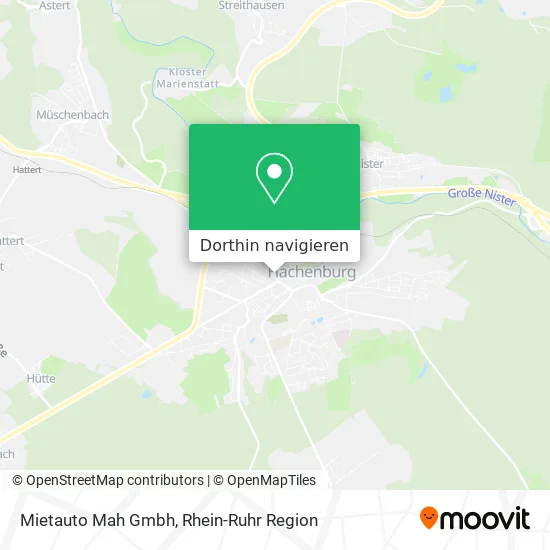 Mietauto Mah Gmbh Karte