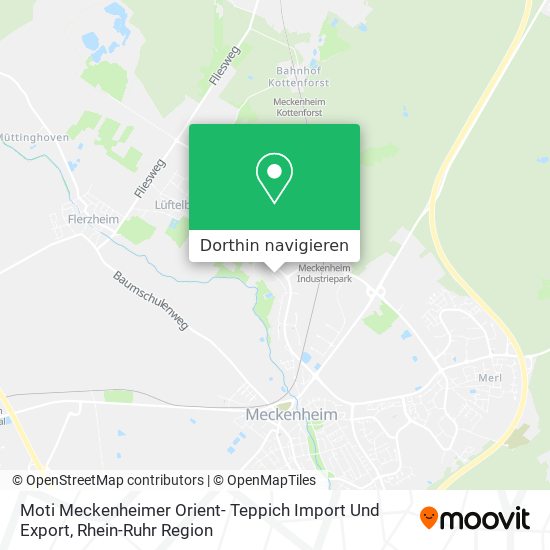 Moti Meckenheimer Orient- Teppich Import Und Export Karte