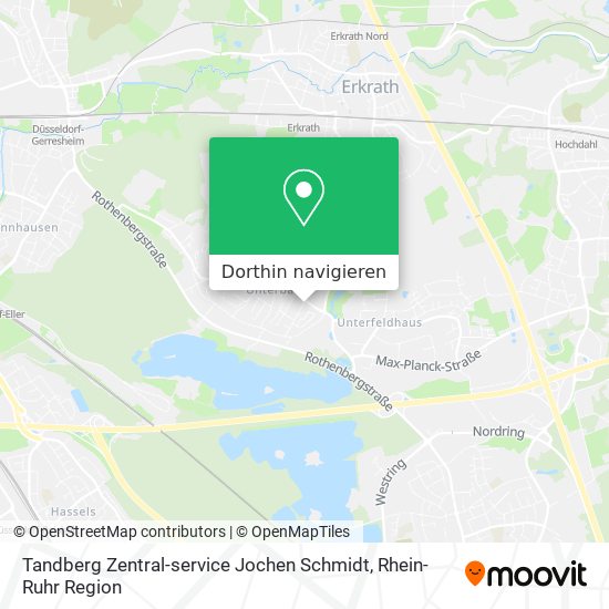Tandberg Zentral-service Jochen Schmidt Karte