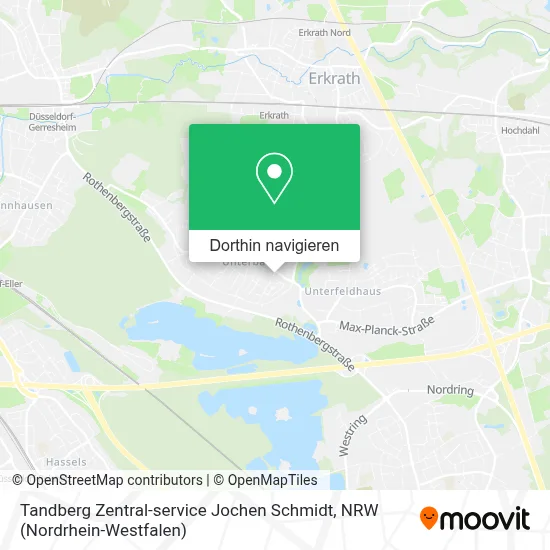 Tandberg Zentral-service Jochen Schmidt Karte