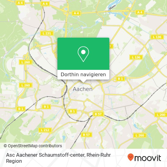 Asc Aachener Schaumstoff-center Karte