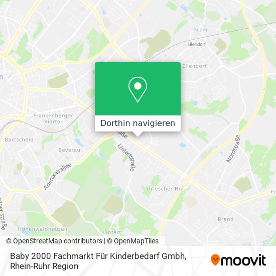 Baby 2000 Fachmarkt Für Kinderbedarf Gmbh Karte