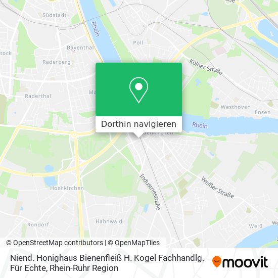 Niend. Honighaus Bienenfleiß H. Kogel Fachhandlg. Für Echte Karte