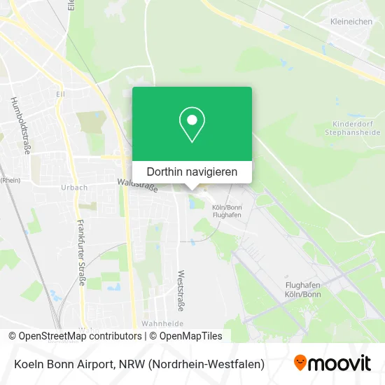 Koeln Bonn Airport Karte