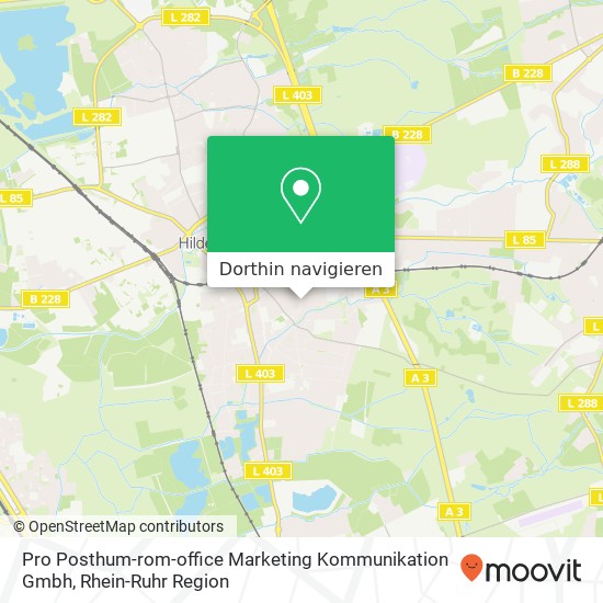 Pro Posthum-rom-office Marketing Kommunikation Gmbh Karte