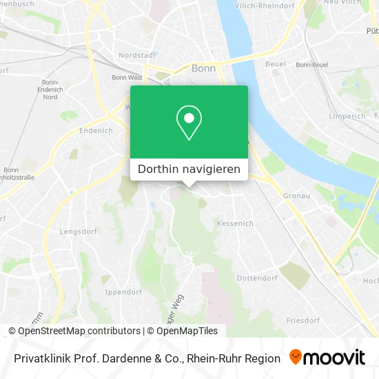 Privatklinik Prof. Dardenne & Co. Karte