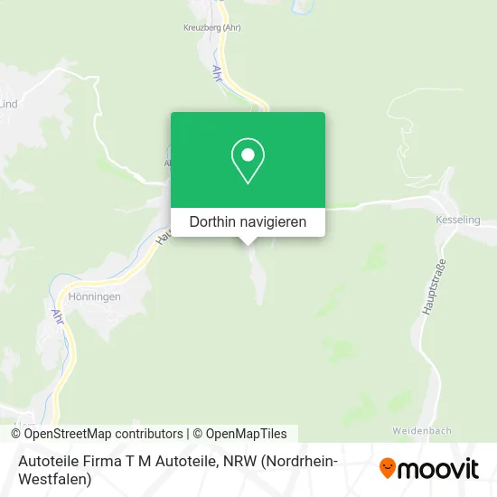 Autoteile Firma T M Autoteile Karte