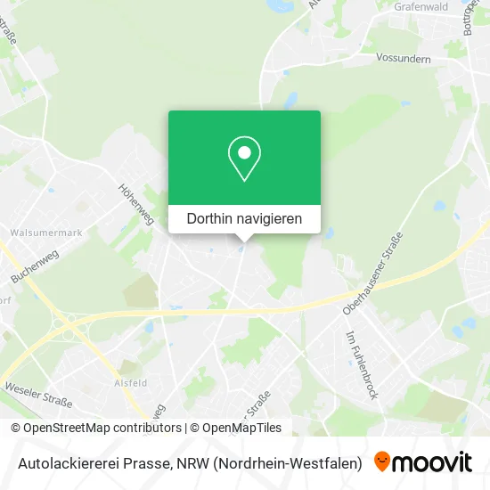 Autolackiererei Prasse Karte