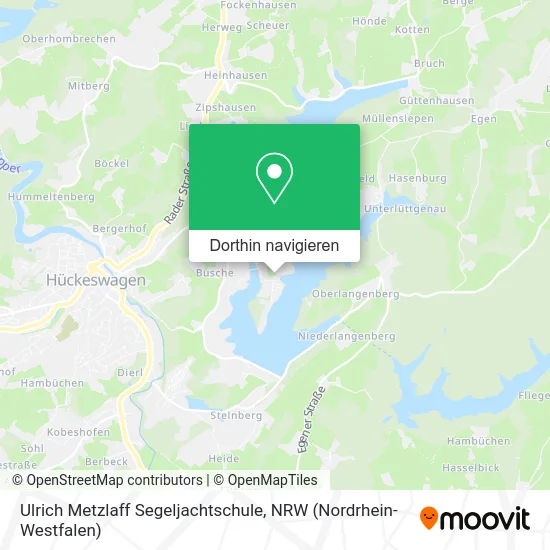 Ulrich Metzlaff Segeljachtschule Karte