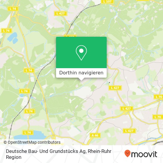 Deutsche Bau- Und Grundstücks Ag Karte