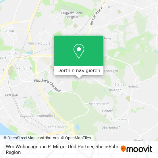 Wm Wohnungsbau R. Mirgel Und Partner Karte