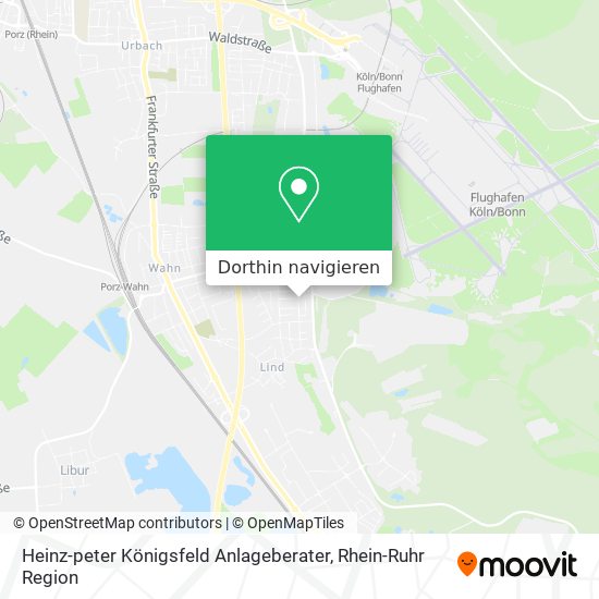 Heinz-peter Königsfeld Anlageberater Karte