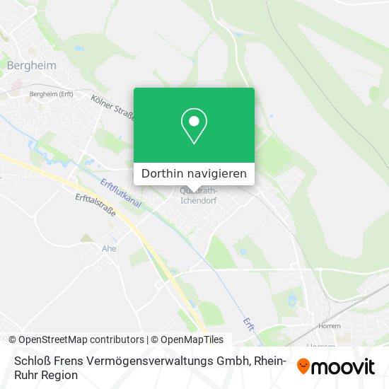Schloß Frens Vermögensverwaltungs Gmbh Karte