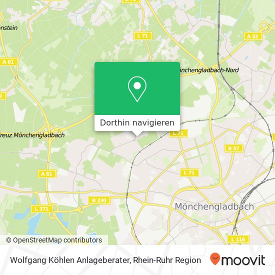 Wolfgang Köhlen Anlageberater Karte