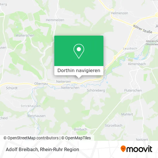 Adolf Breibach Karte