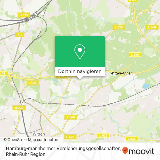Hamburg-mannheimer Versicherungsgesellschaften Karte