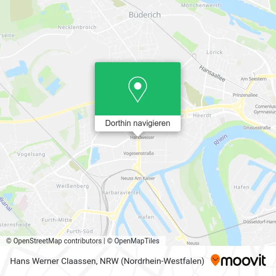 Hans Werner Claassen Karte