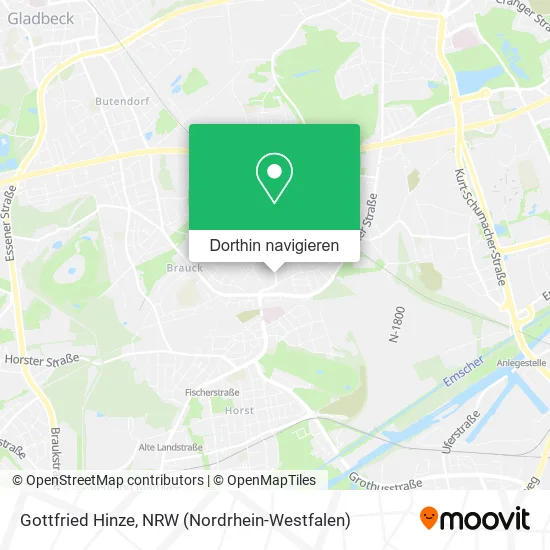 Gottfried Hinze Karte