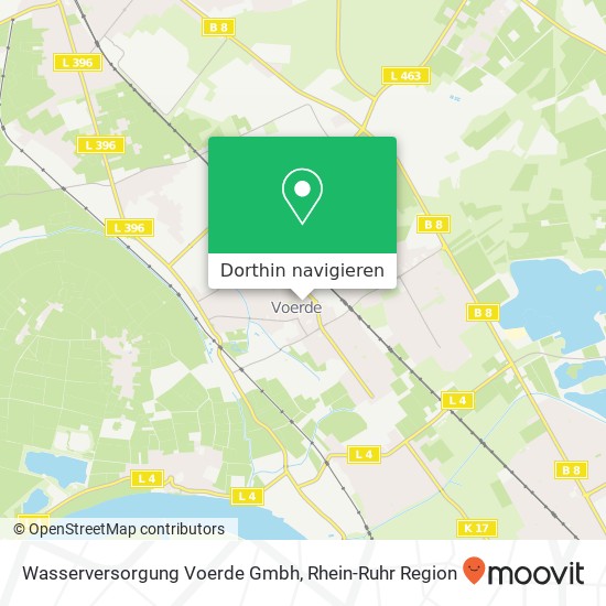 Wasserversorgung Voerde Gmbh Karte