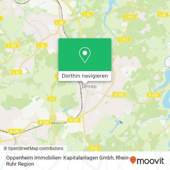 Oppenheim Immobilien- Kapitalanlagen Gmbh Karte