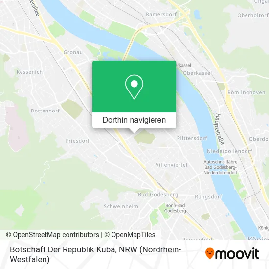 Botschaft Der Republik Kuba Karte