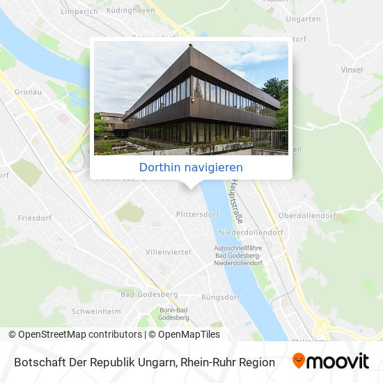 Botschaft Der Republik Ungarn Karte