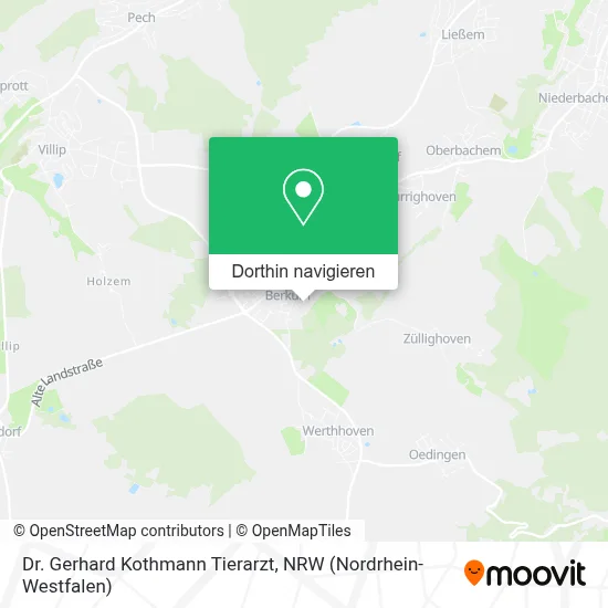 Dr. Gerhard Kothmann Tierarzt Karte