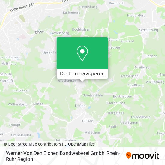 Werner Von Den Eichen Bandweberei Gmbh Karte