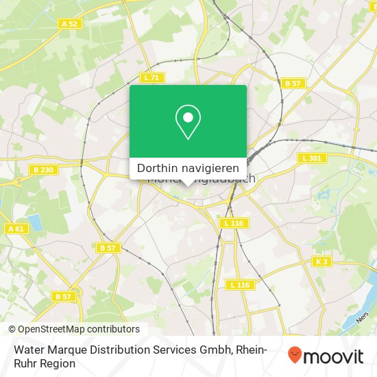 Water Marque Distribution Services Gmbh Karte