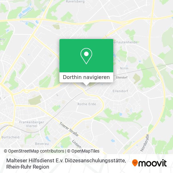 Malteser Hilfsdienst E.v. Diözesanschulungsstätte Karte