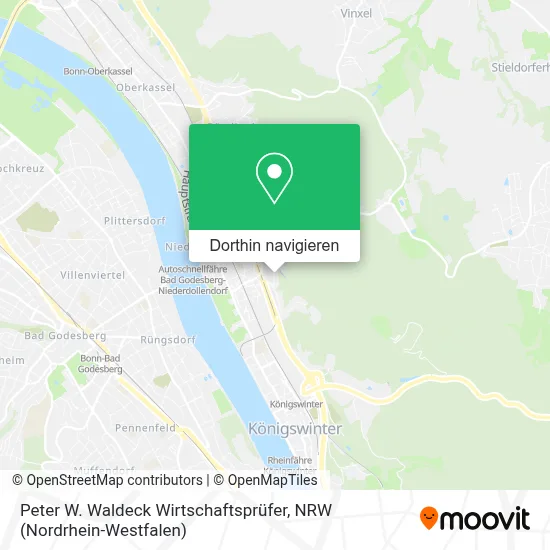 Peter W. Waldeck Wirtschaftsprüfer Karte