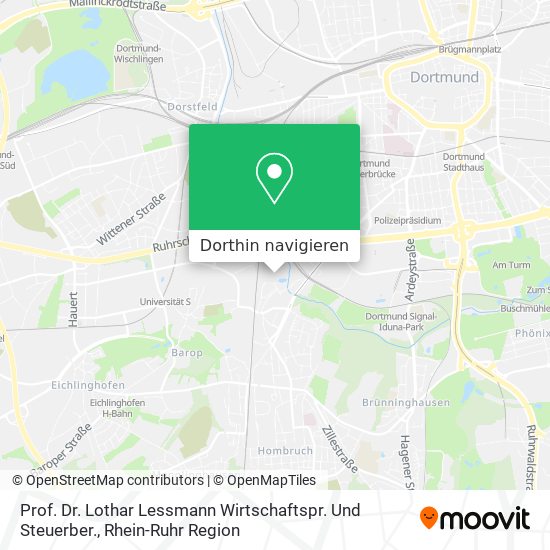 Prof. Dr. Lothar Lessmann Wirtschaftspr. Und Steuerber. Karte