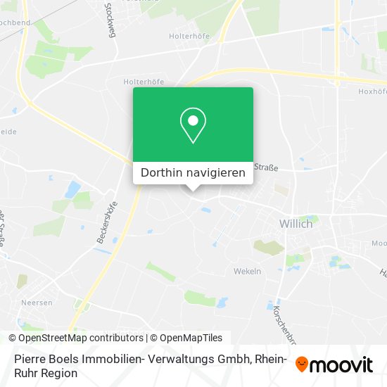 Pierre Boels Immobilien- Verwaltungs Gmbh Karte