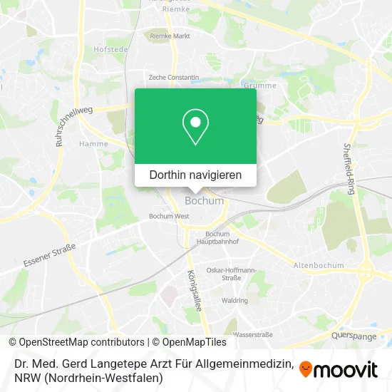 Dr. Med. Gerd Langetepe Arzt Für Allgemeinmedizin Karte
