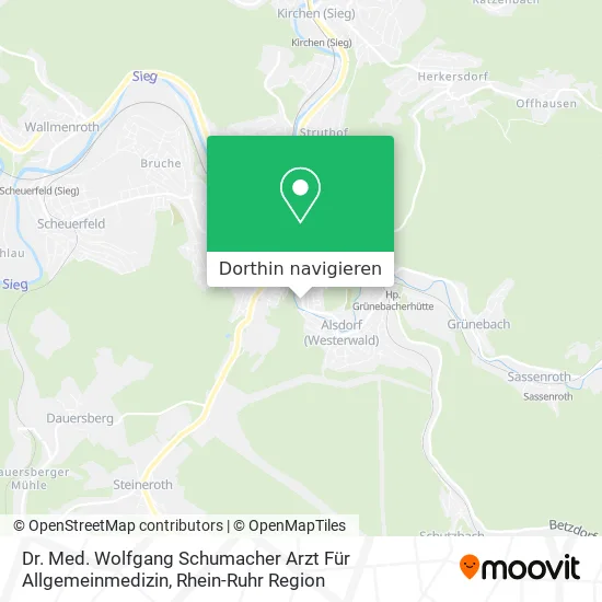Dr. Med. Wolfgang Schumacher Arzt Für Allgemeinmedizin Karte