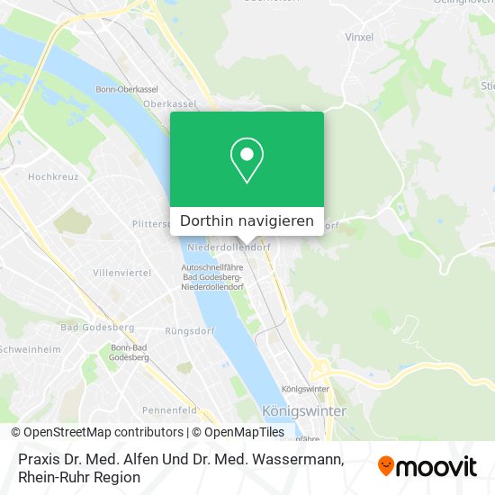 Praxis Dr. Med. Alfen Und Dr. Med. Wassermann Karte