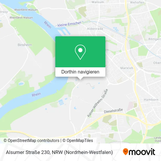 Alsumer Straße 230 Karte