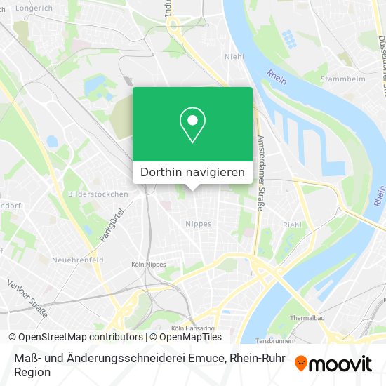Maß- und Änderungsschneiderei Emuce Karte