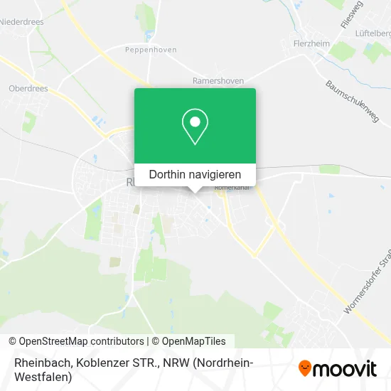 Rheinbach, Koblenzer STR. Karte