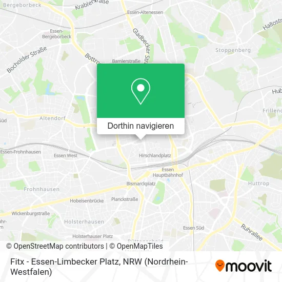 Fitx - Essen-Limbecker Platz Karte