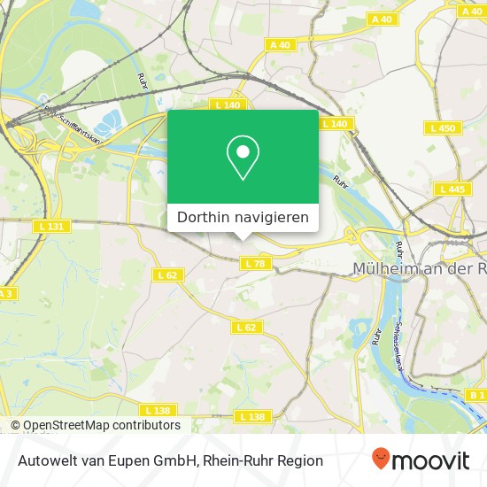 Autowelt van Eupen GmbH Karte