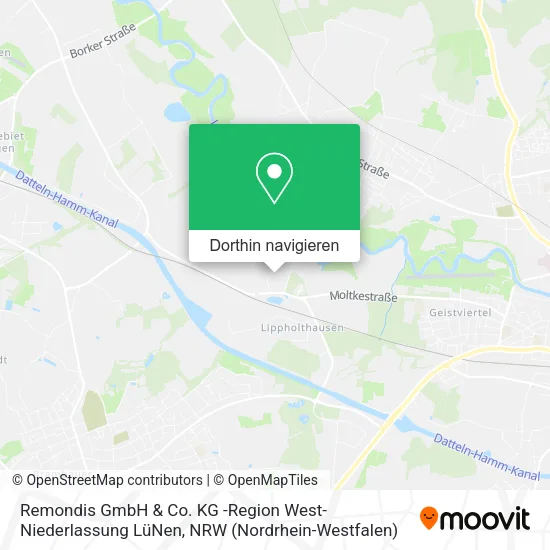 Remondis GmbH & Co. KG -Region West- Niederlassung LüNen Karte