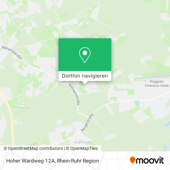 Hoher Wardweg 12A Karte