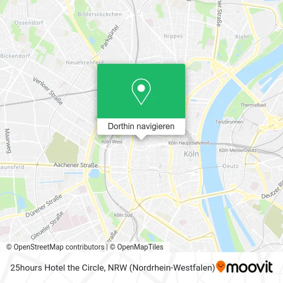 25hours Hotel the Circle Karte