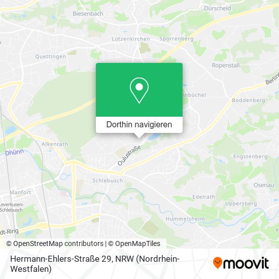 Hermann-Ehlers-Straße 29 Karte