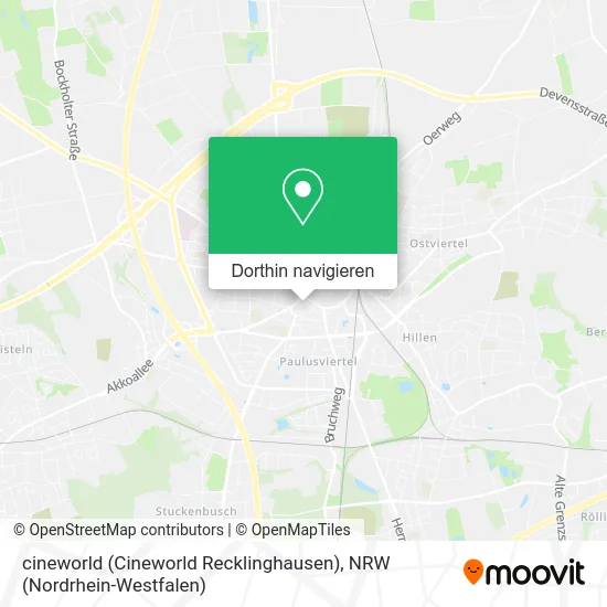 cineworld (Cineworld Recklinghausen) Karte